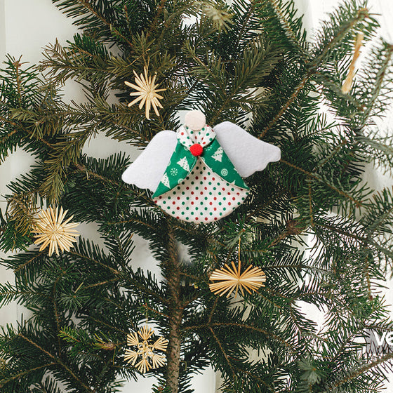 Skyddsängel jul prydnad sömnad mall