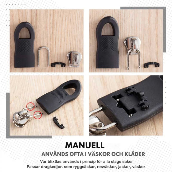 Universal avtagbar Zipper | Laga Zipper