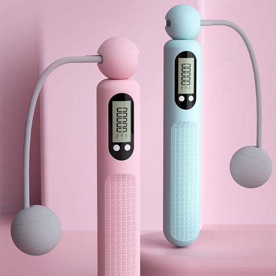 Smart sladdlöst hopprep med LCD-skärm