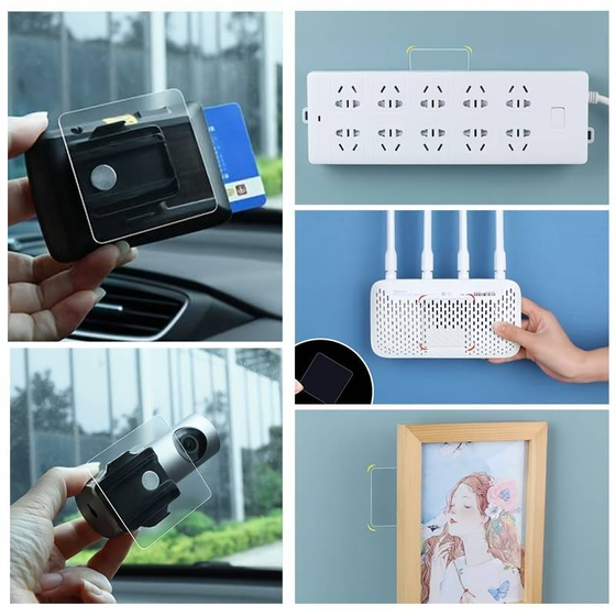 Självhäftande dubbelsidig transparent tejp