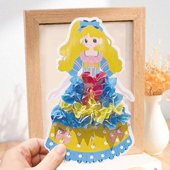 Barndomens oändliga dröm, handmålad.