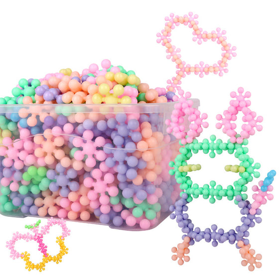 Sammankopplande byggklossar av solid plast