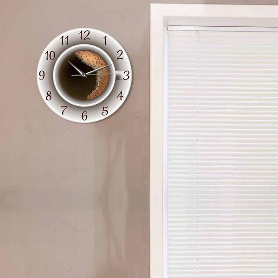 Kaffekopp Väggklocka