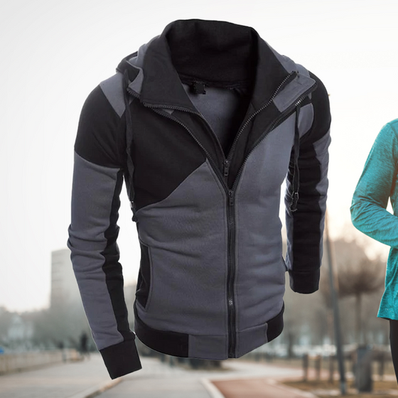 Luvtröja -träningsoverall med färgblock