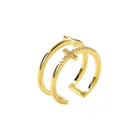 Dubbellagers korsring