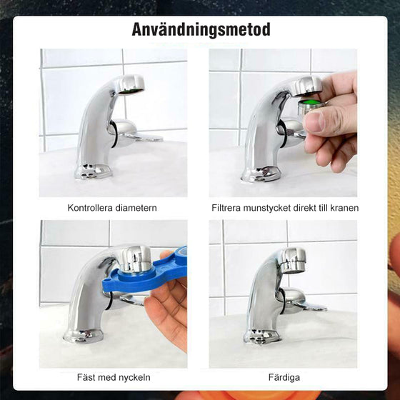 Skiftnyckel för kran