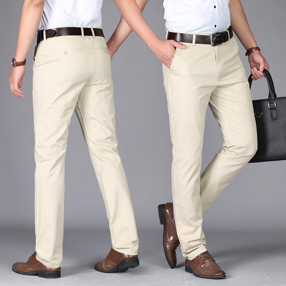 Raka byxor för män