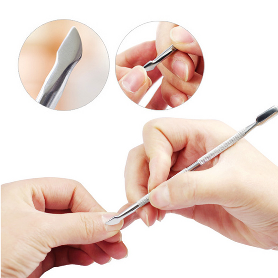 Rostfritt Stål Nagelvård Verktyg