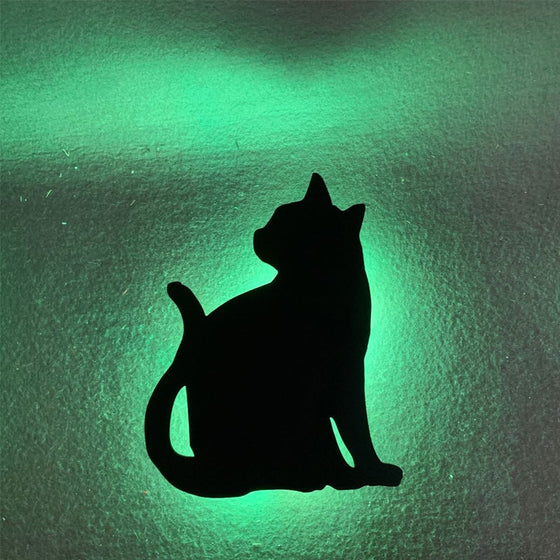 Ljus & röstsensorkontroll LED söt kattvägglampa