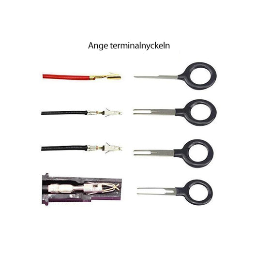 Verktygssats för terminalborttagning