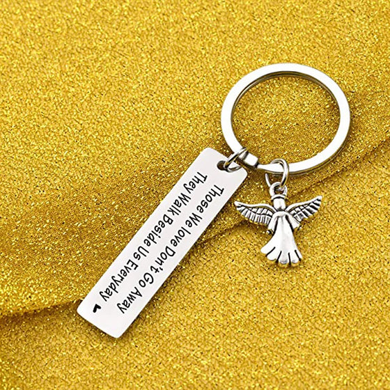 "Änglar flyger med dig" souvenir nyckelring