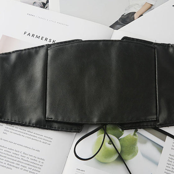 Elastisk stretch-korsett midjebälte för kvinnor