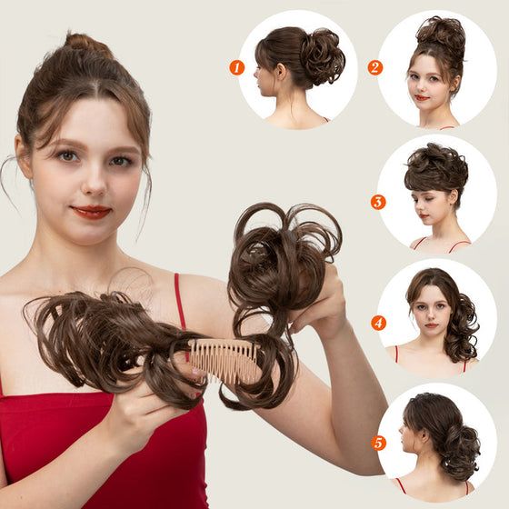 Enkel elegans med sidokam och hårklämma