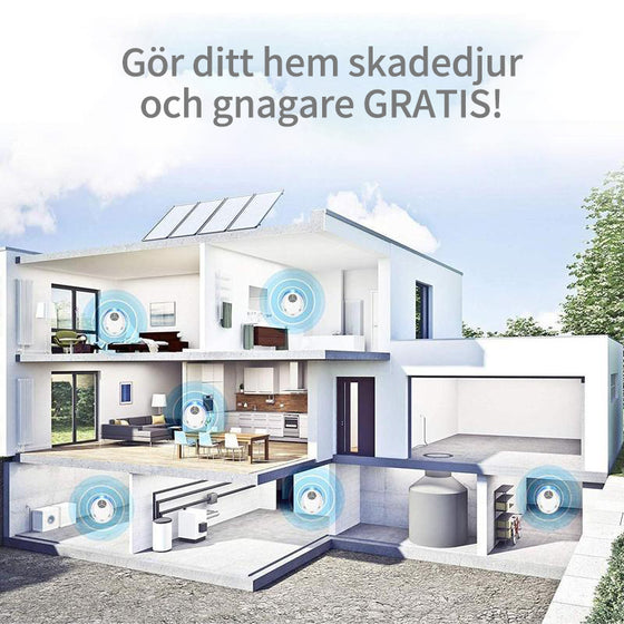 Uppgraderad Ultraljud Skadedjursavskräckare