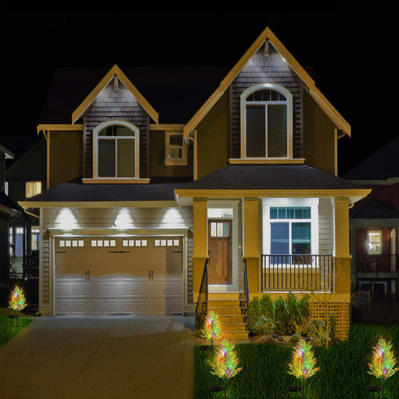 Solar trädgård julgransbelysning (2 st)