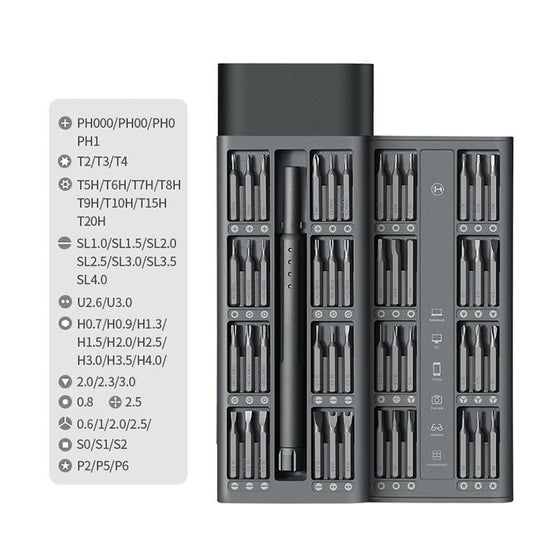 Precisionsskruvmejselsats (48 st.)