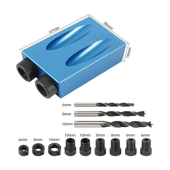 Borrstöd 15 ° vinkel