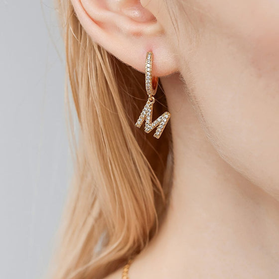 Alfabet ring örhängen