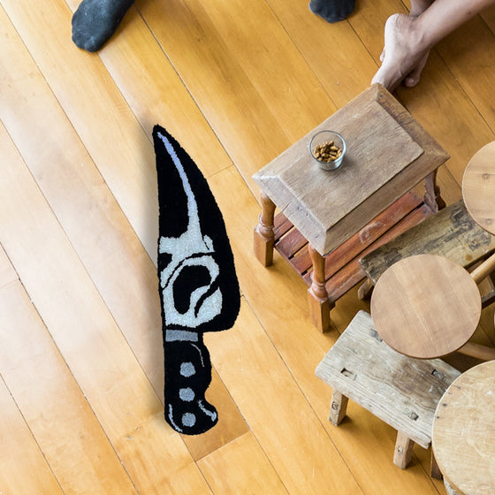 Överraskande knivmatta