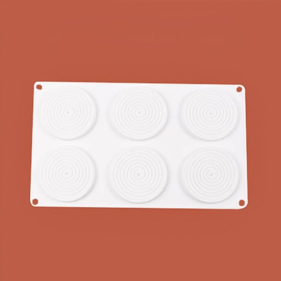 Klassisk Tourbillon-tårtform i Silikon