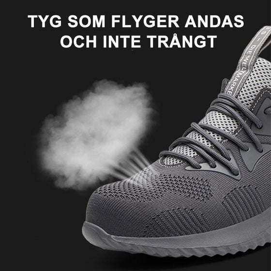 Flygande vävda skyddsskor för alla årstider