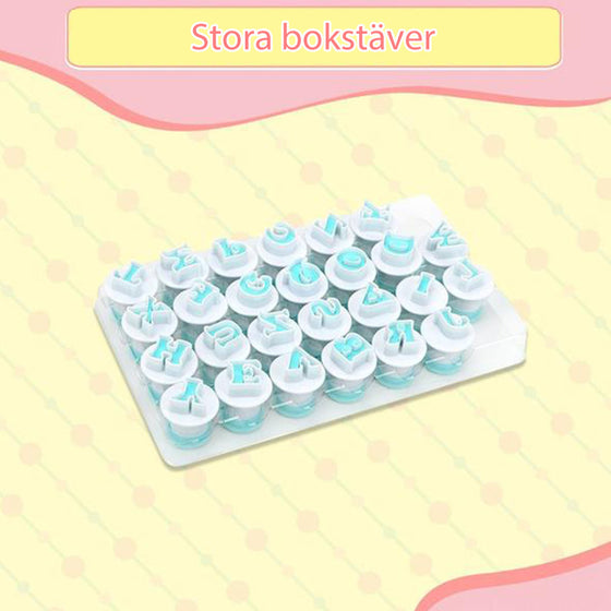 Utskrift av Fondant Kaka verktygssats