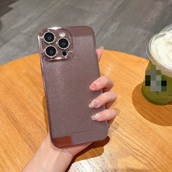 Elektropläterad värmeavledande mobilskal