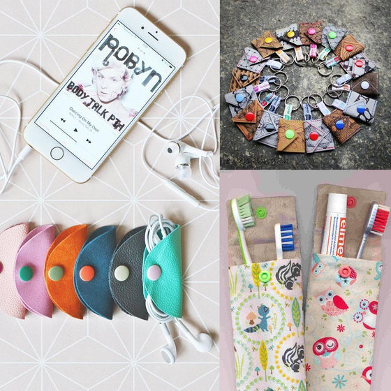 Tryckknappar DIY (150 st Paket)