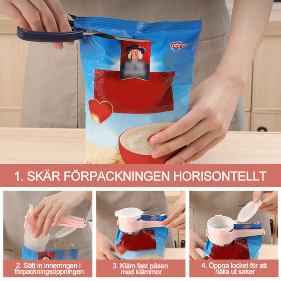 Matförseglare med fickklipp