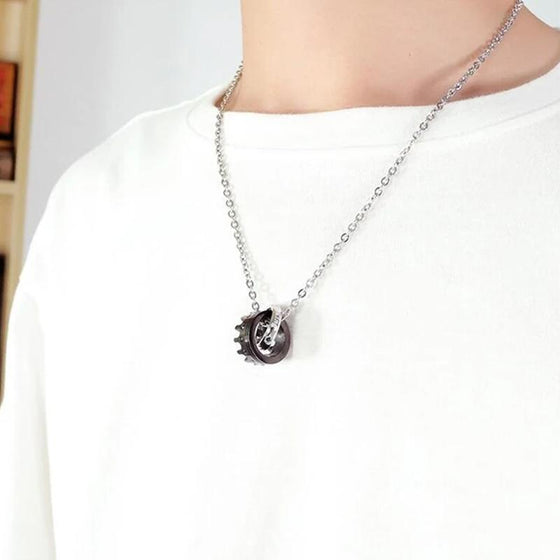 Diamant Krona Par Halsband