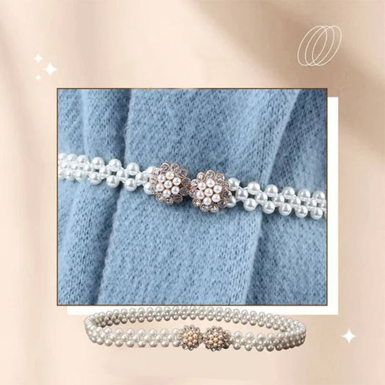 Elegant elastisk midjepärlkedja