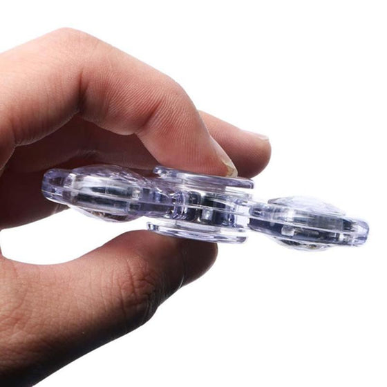 2021 NY Kristall -LED Spinnande Topp