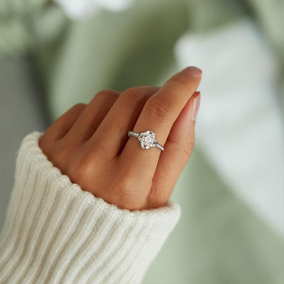 Ändlös Knyttande vänskapsring och halsband