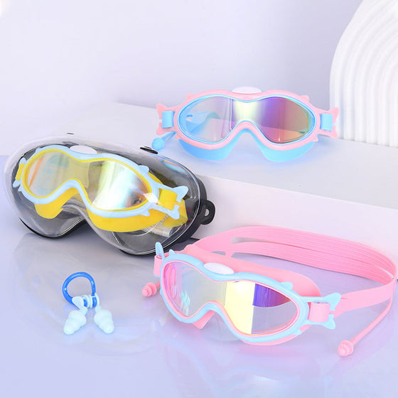 Barns vattentäta och imfria simglasögon