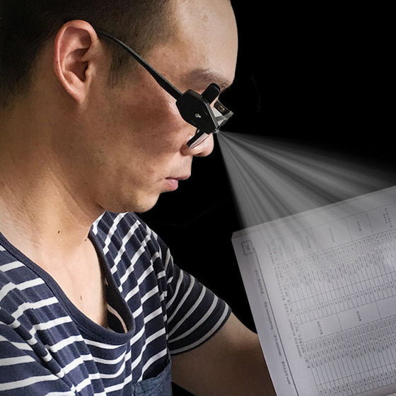 Glasögon clip-on Led läslampa