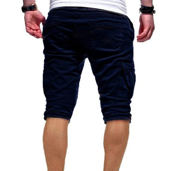 Herr shorts med fickor