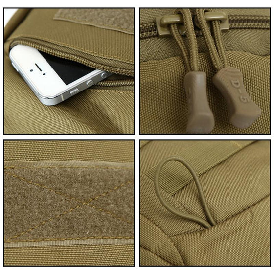 15L Vattentät Militär Taktisk Ryggsäck för Män