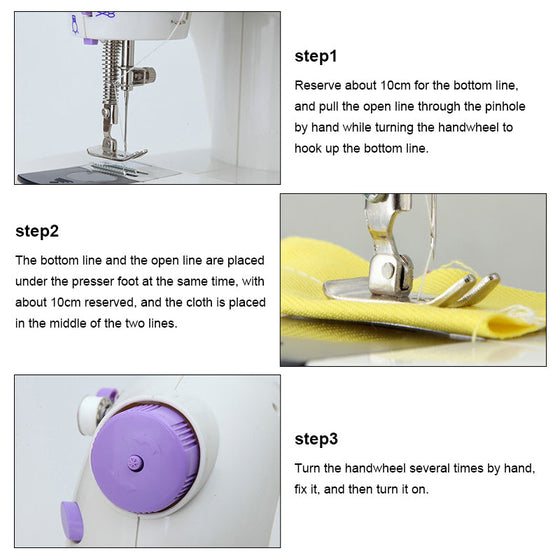 Hushålls mini symaskiner