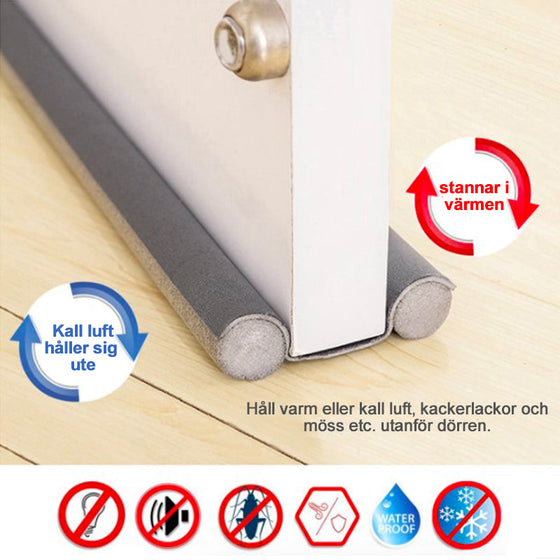 Dubbel sidodörrs bottentätning