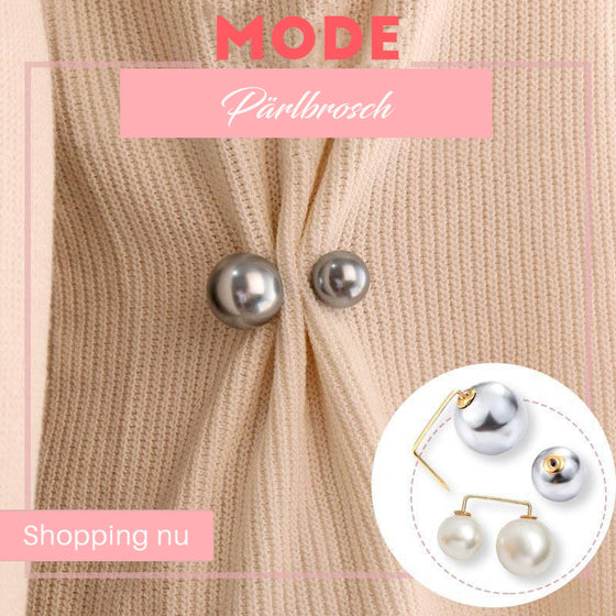 Mode pärla brosch