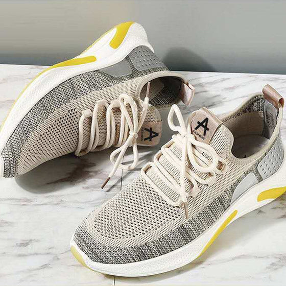 Herr andningsbar lättviktssneakers