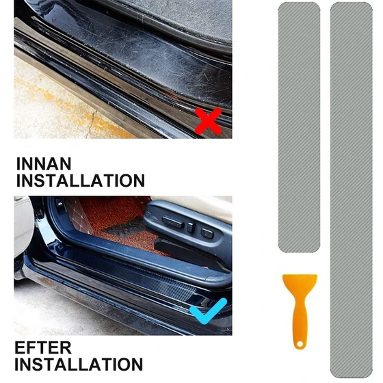 Klistermärken Till Bildörrtrösklar (4 St)