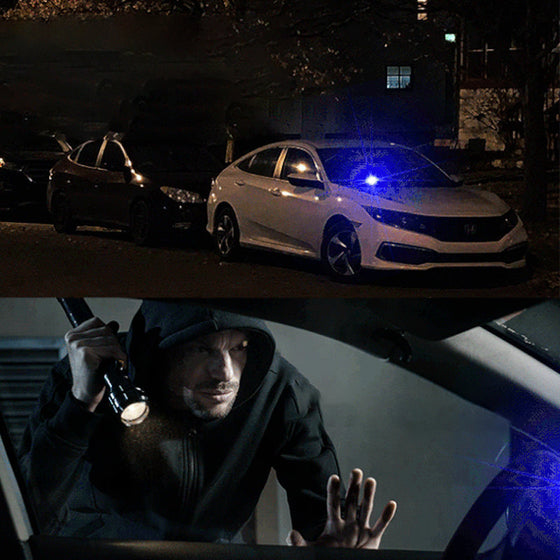 Stöldskyddsbillarm LED-lampa