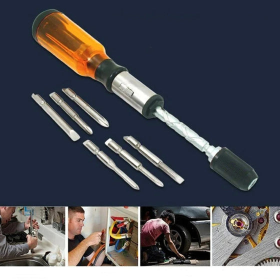 Automatisk Spiralspärrskruvmejselsats