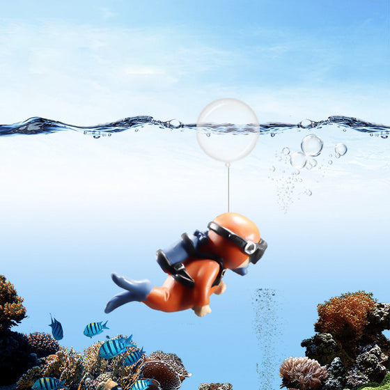 Flytande akvarium dekorationer