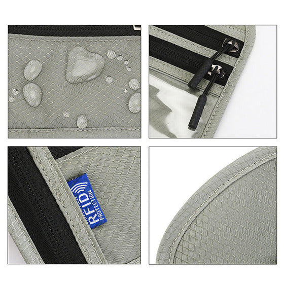 Resehalspåse med RFID-blockering