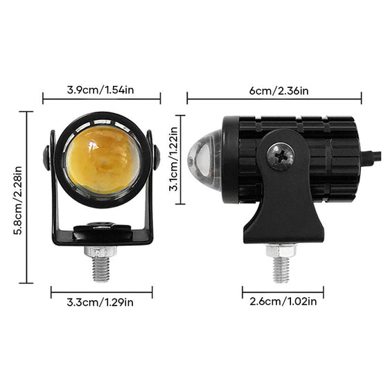 Motorcykel strålkastare