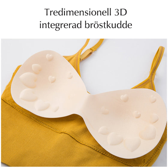 Linne BH-topp med axelband