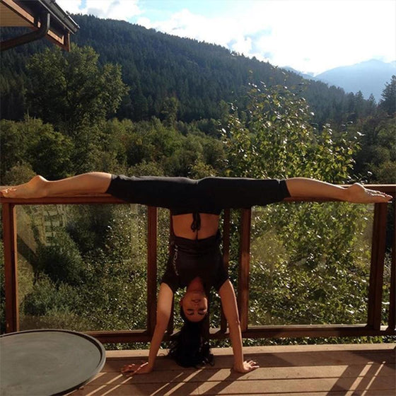 Casual yogabyxor för kvinnor med fickor