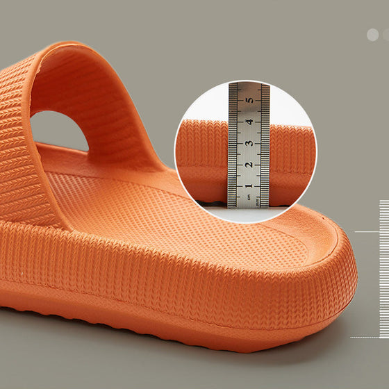 Halkfria tofflor för par med tjock botten